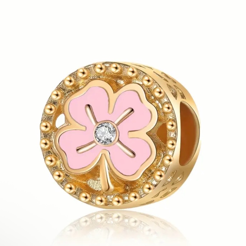 Gold and Silver Heart Charm Set - Picture 4 of 10